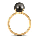 Arisha Jewels-Round Tahitian Pearl Solitaire Ring