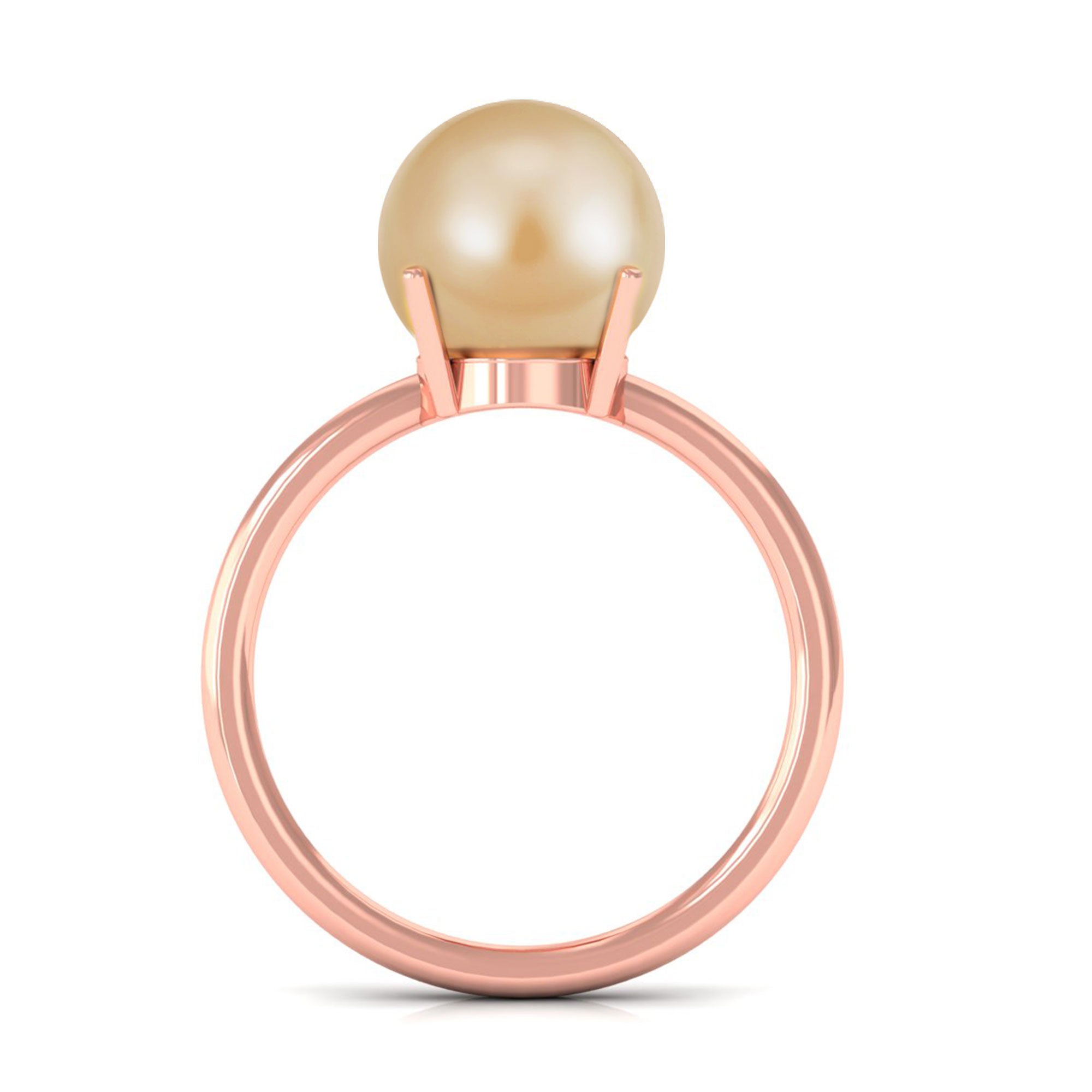 Arisha Jewels-Minimal South Sea Pearl Solitaire Ring