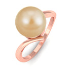 Arisha Jewels-Solitaire South Sea Pearl Bypass Ring