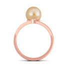 Arisha Jewels-South Sea Pearl Chevron Promise Ring with Diamond