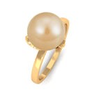 Arisha Jewels-Nature Inspired South Sea Pearl Solitaire Ring with Petals