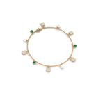 Designer Freshwater Pearl Chain Bracelet with Lock Charms Freshwater Pearl-AAAA Quality - Arisha Jewels